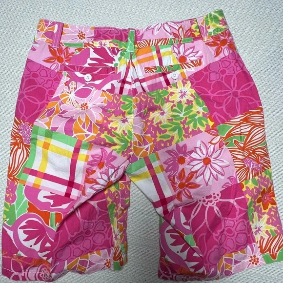 Lilly Pulitzer Patchwork Print Bermuda Shorts - Picture 2 of 4